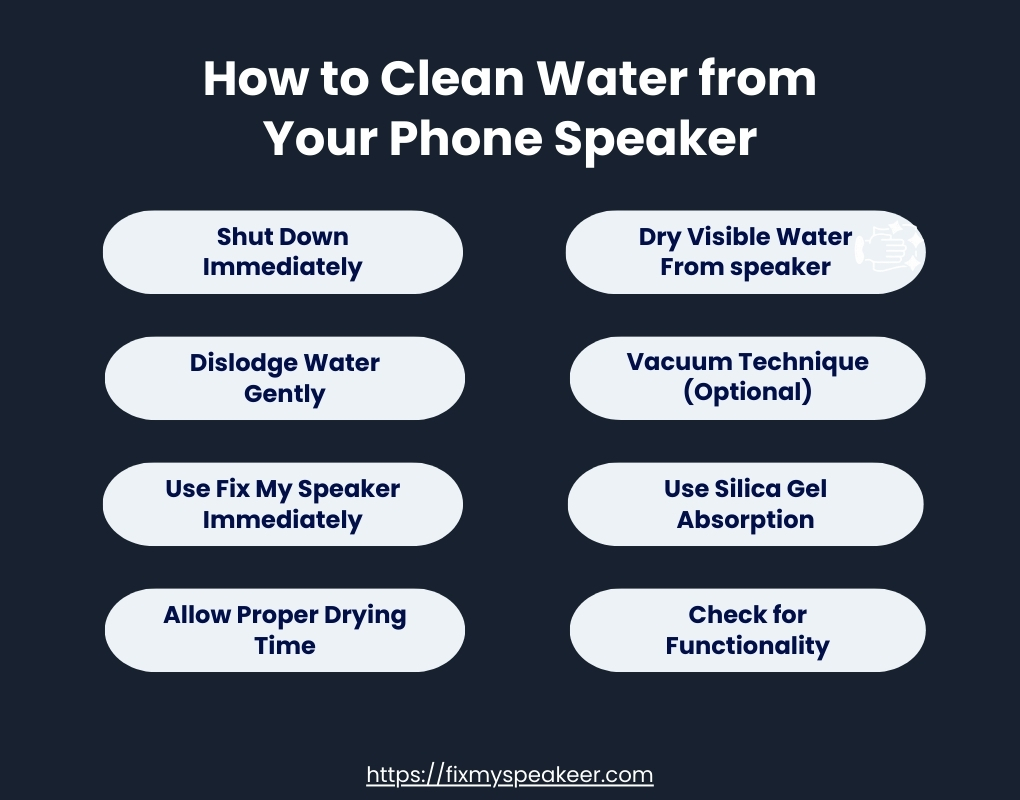 How to Clean Water from Your Phone Speaker